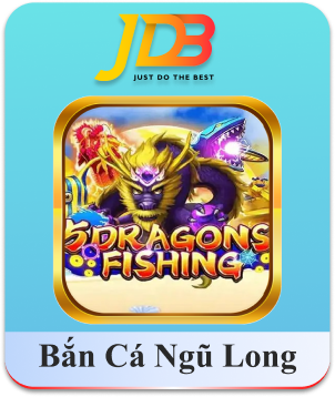 Trò chơi Bắn cá ngũ long trên F8BET với năm con rồng bá chủ đại dương.