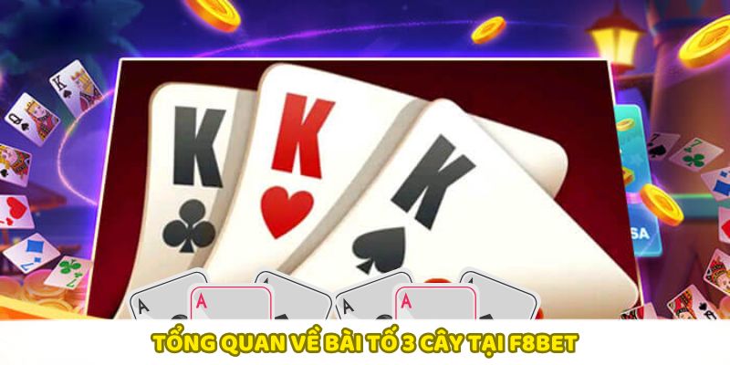 Giao diện bài tố 3 cây tại F8BET với thiết kế trực quan