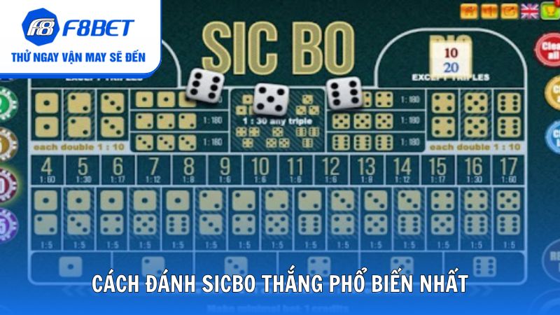 Những cách đánh Sicbo thắng phổ biến nhất