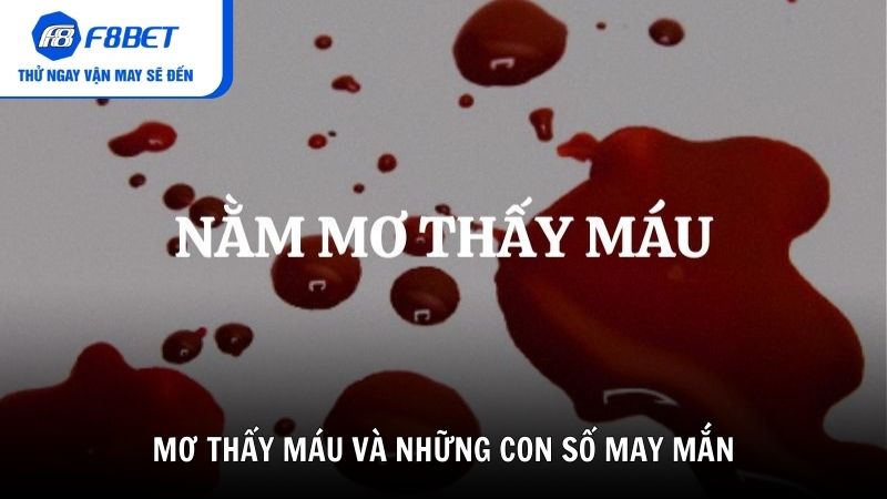 Mơ thấy máu và những con số may mắn
