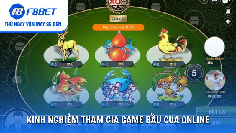 Những kinh nghiệm bổ ích khi tham gia game Bầu Cua online
